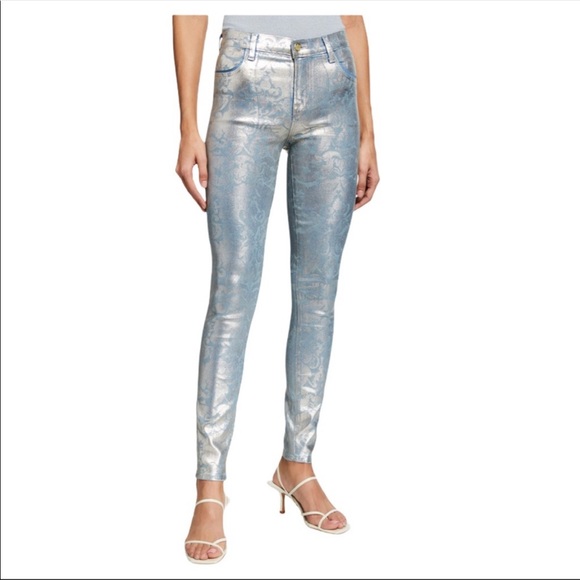 🌟NWT J BRAND MARIA JEANS IN BAROQUE FOIL - Picture 3 of 15